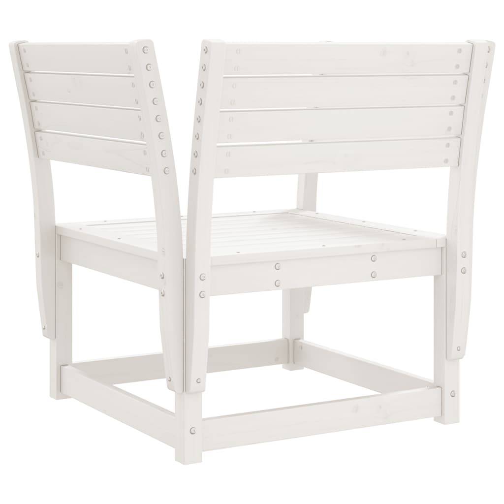 Vidaxl - Chaise de jardin blanc bois massif de pin vidaXL 844675 - Image 6