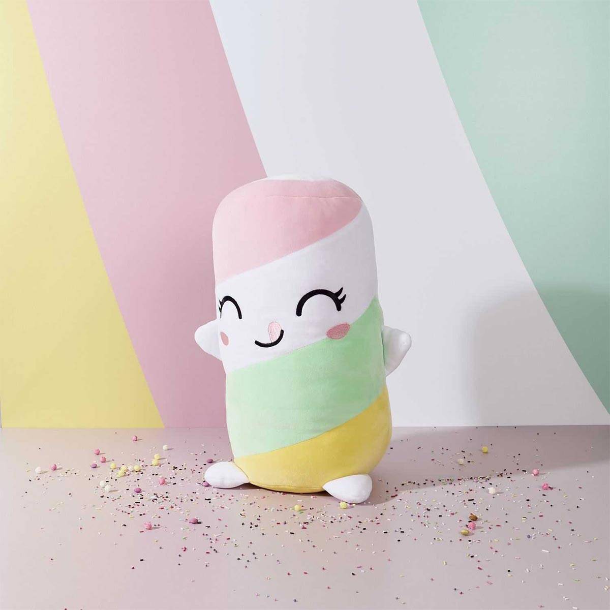The Concept Factory - Peluche Enfant Chamallow "Kawaii" 40cm Multicolore - Image 3
