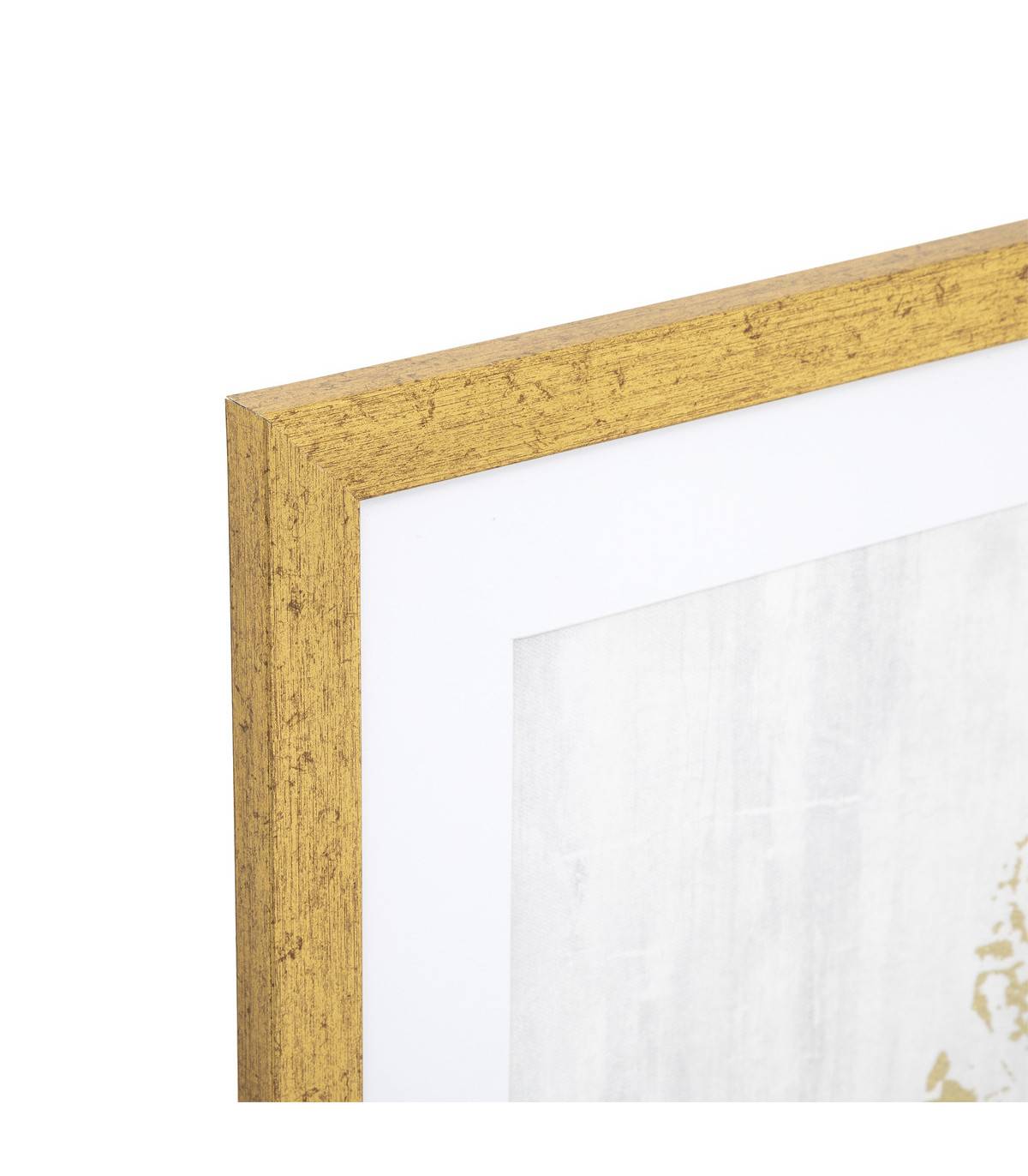 Atmosphera - Affiche encadrée Feuille dorée 50 x 70 cm - Image 2