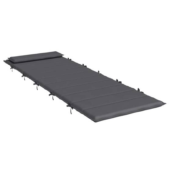 Coussin d'extérieur - Coussin de Bain de soleil - Coussin de Siège pour intérieur et extérieur anthracite 180x60x3 cm tissu oxford MP338 - Image 4