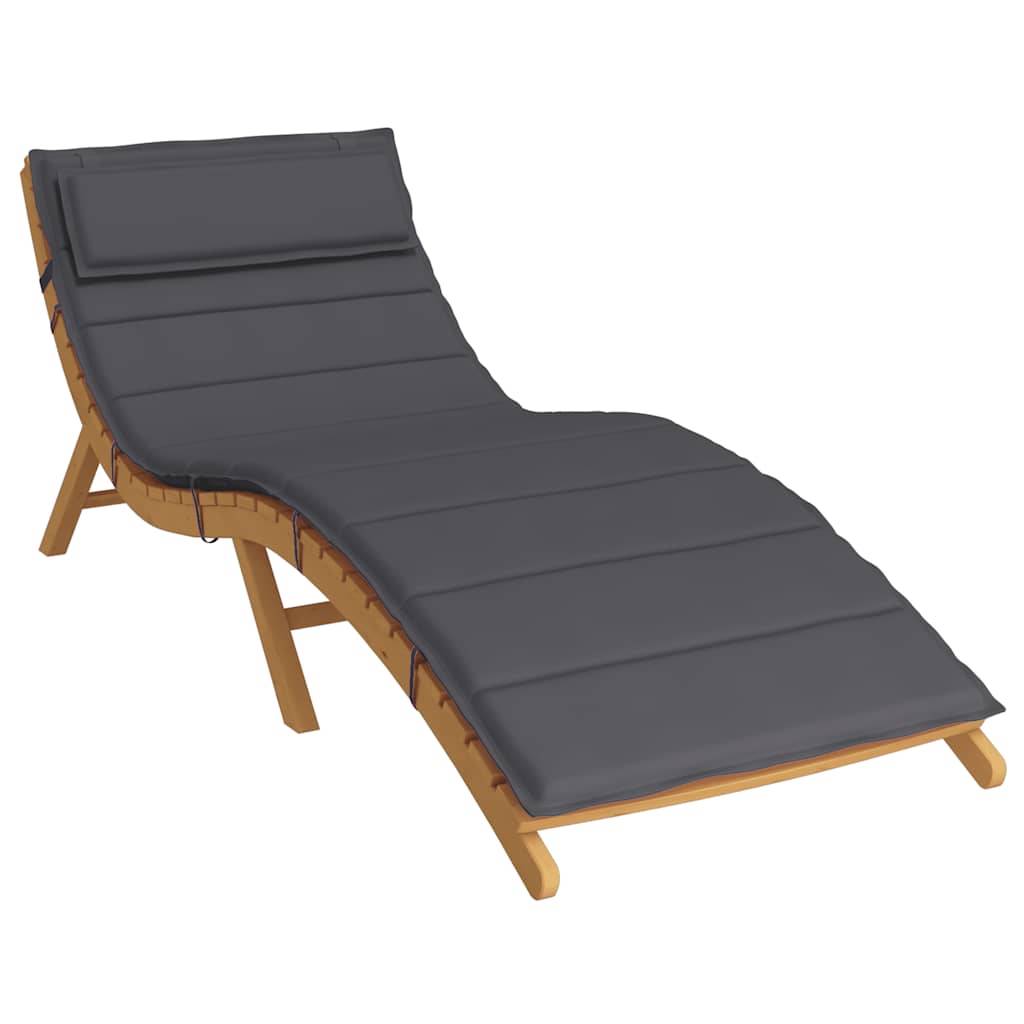 Coussin d'extérieur - Coussin de Bain de soleil - Coussin de Siège pour intérieur et extérieur anthracite 180x60x3 cm tissu oxford MP338 - Image 3