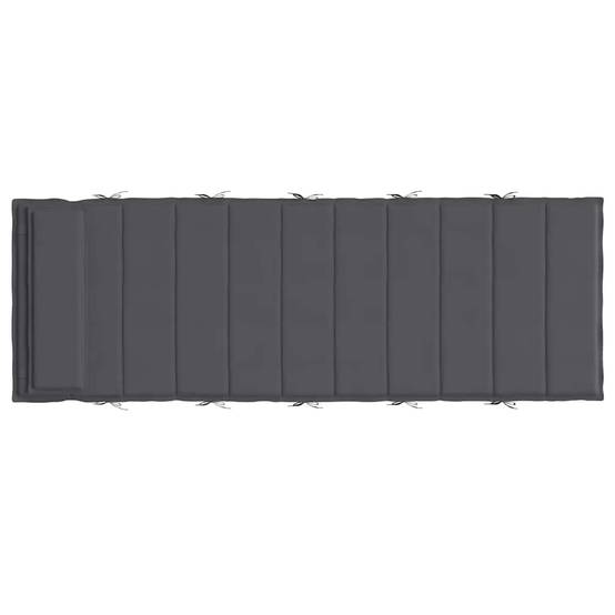 Coussin d'extérieur - Coussin de Bain de soleil - Coussin de Siège pour intérieur et extérieur anthracite 180x60x3 cm tissu oxford MP338 - Image 5