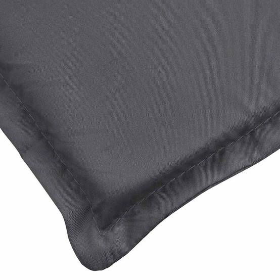 Coussin d'extérieur - Coussin de Bain de soleil - Coussin de Siège pour intérieur et extérieur anthracite 180x60x3 cm tissu oxford MP338 - Image 6