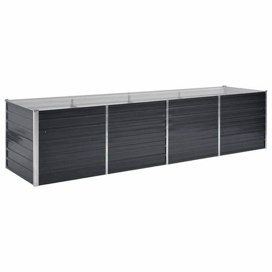 Prolenta Premium - Jardinière acier anthracite 320 x 80 x 77 cm - Prolenta premium p390.1 - Image 1