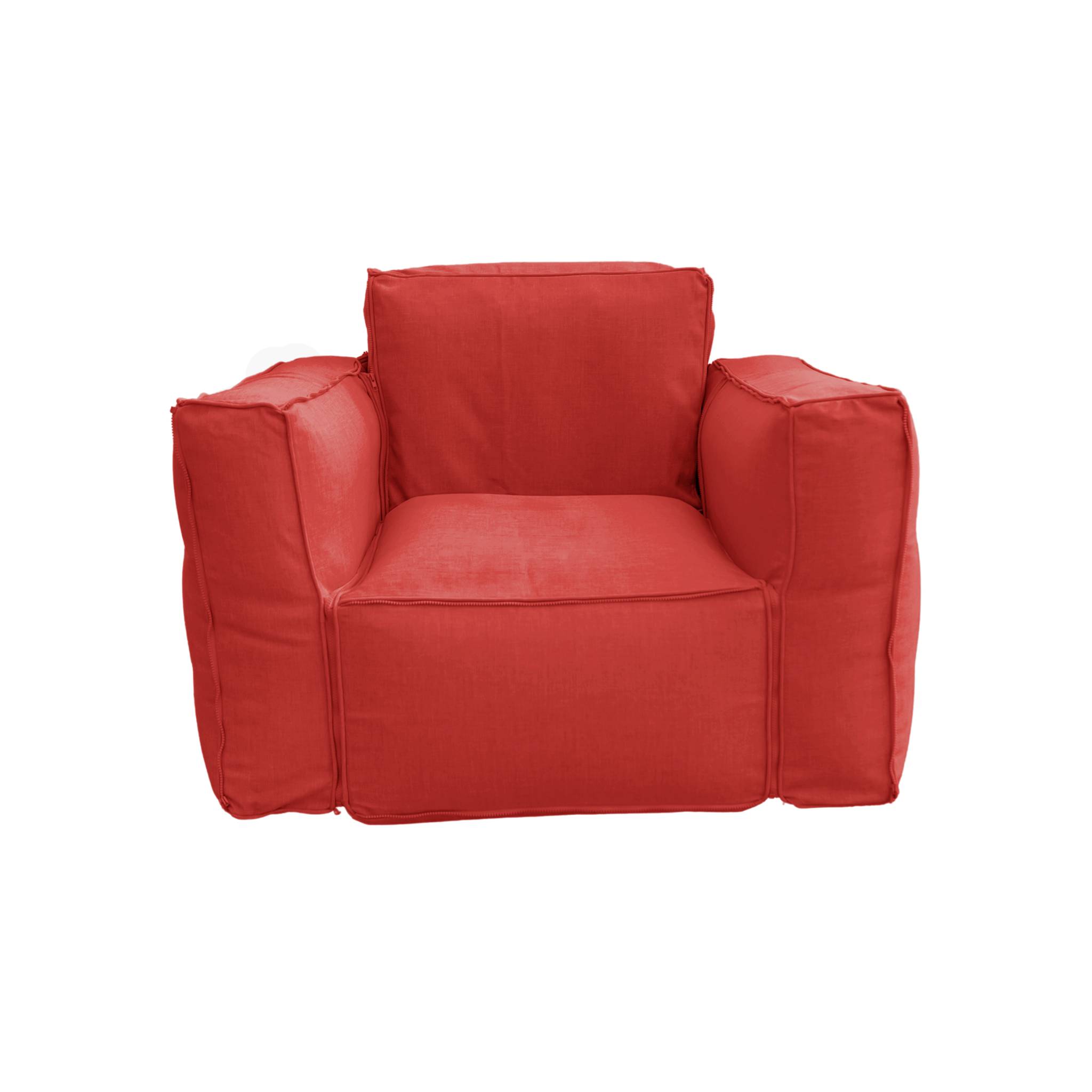 Canapé salon de jardin modulable 90x75x65cm Terracotta - Déco arts - Image 1