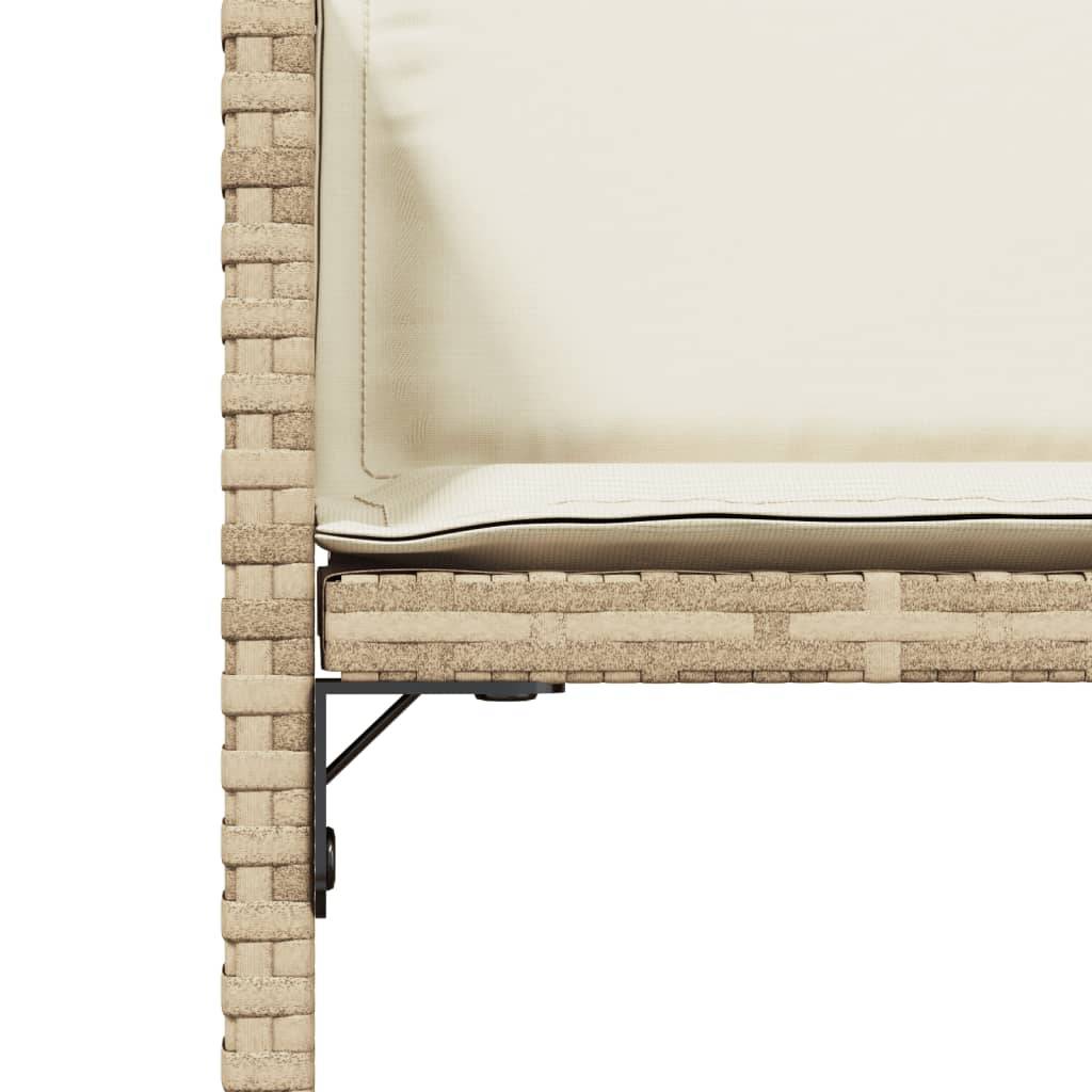Chaise bois composite 4 places rotin beige  50,5 x 54 x 79 cm  - Prolenta premium  p388.7 - Image 9