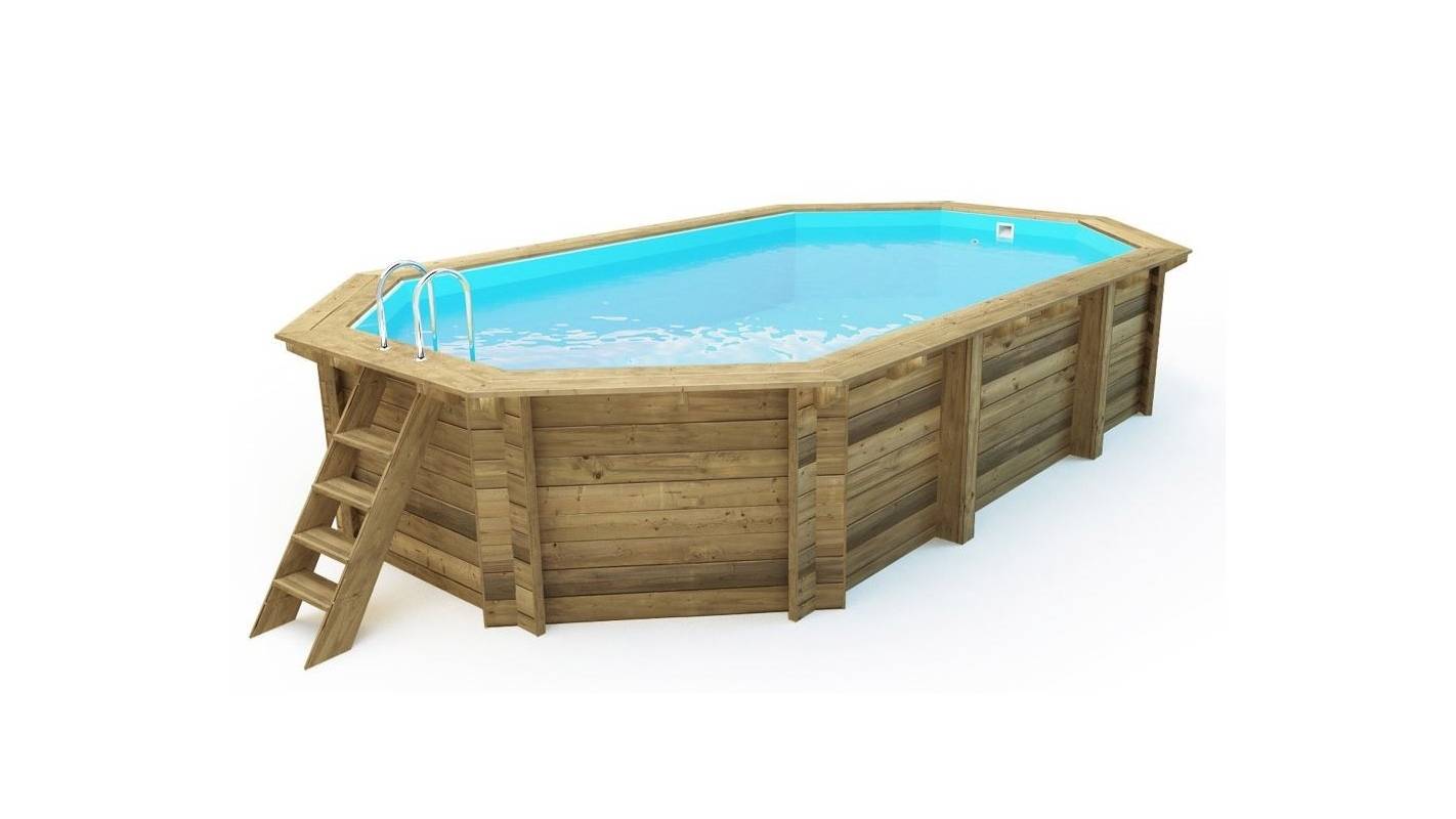 Altanka - Piscine en bois 5,86x3,86 - H.1,20 m - avec filtration - BAS747OSPI - Image 10
