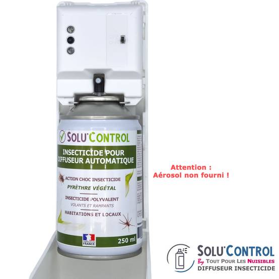 Tout pour les nuisibles - Kit Diffuseur Automatique avec télécommande + Aérosol au Pyrèthre Végétal 250 ml - Anti-Mouches & Anti-Moustiques - - Image 7