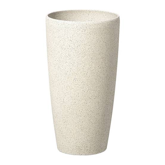 Cache-pot d'extérieur Fibre d'argile Beige clair ABDERA - Beliani - Image 1