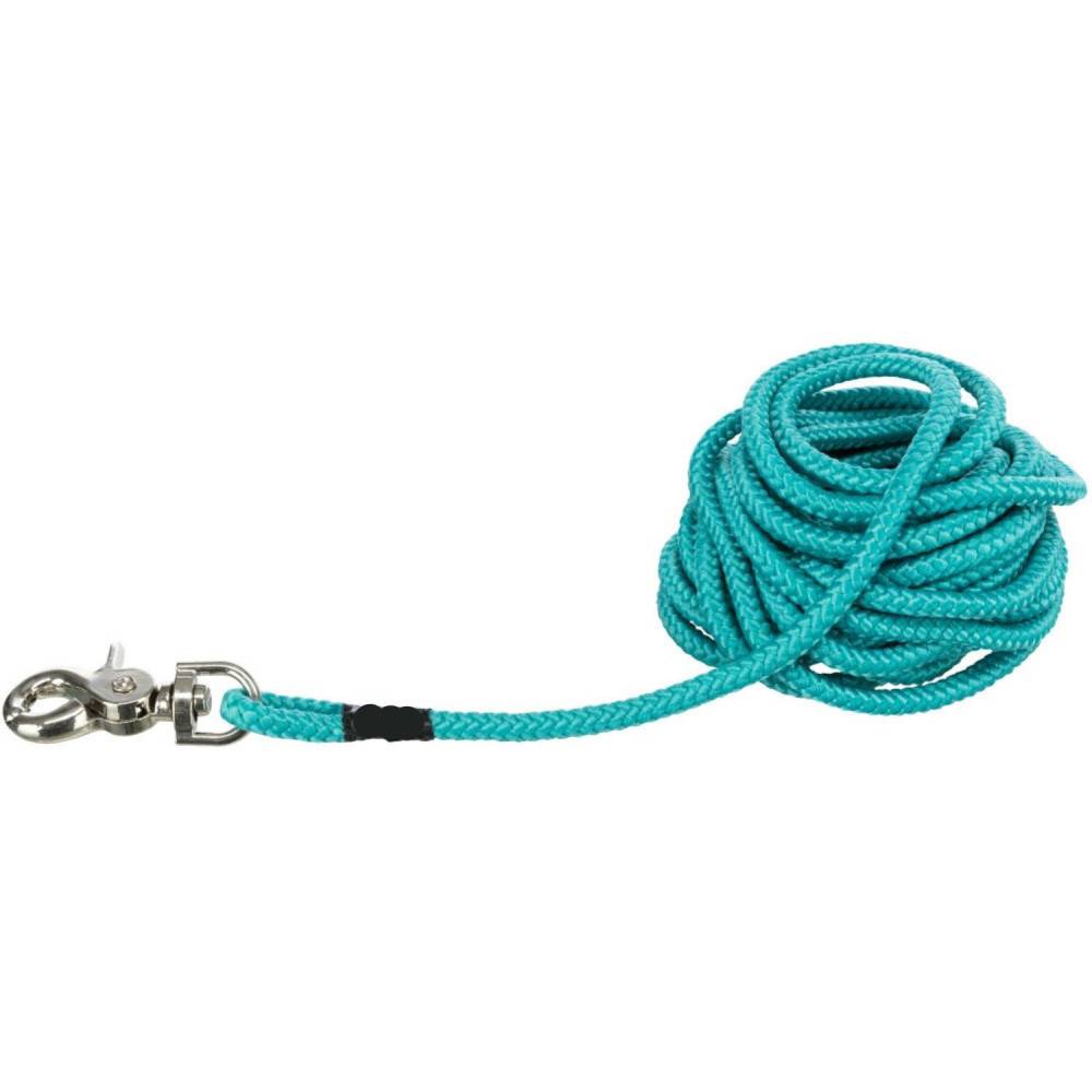 Trixie - Trixie - Laisse à pister, ø 6 mm x 5 M verte ronde sans dragonne,pour chien. - Image 1