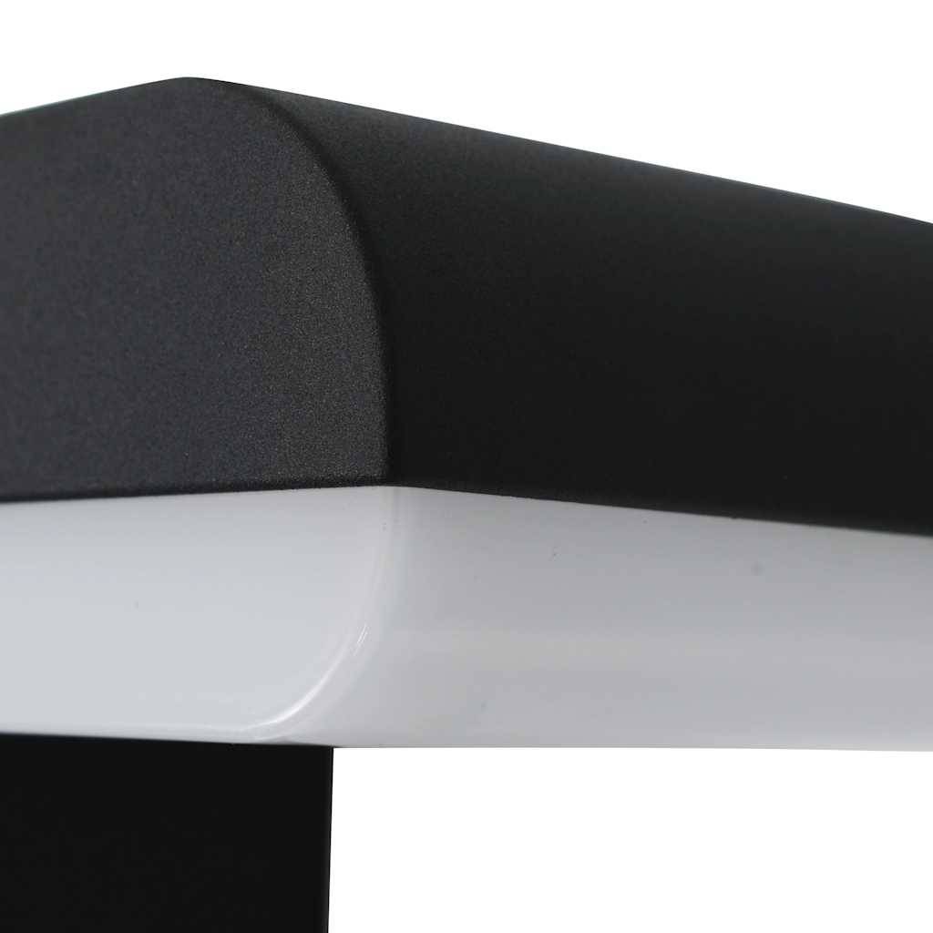 Applique murale LED extérieure - Éclairage de jardin 9 W Noir Ovale g259 - Image 6