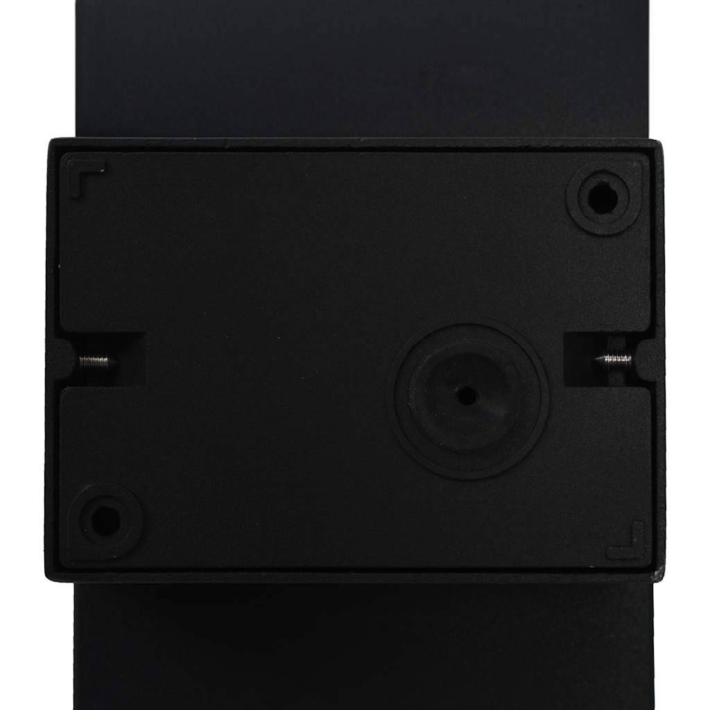 Applique murale LED extérieure - Éclairage de jardin 9 W Noir Ovale g259 - Image 5