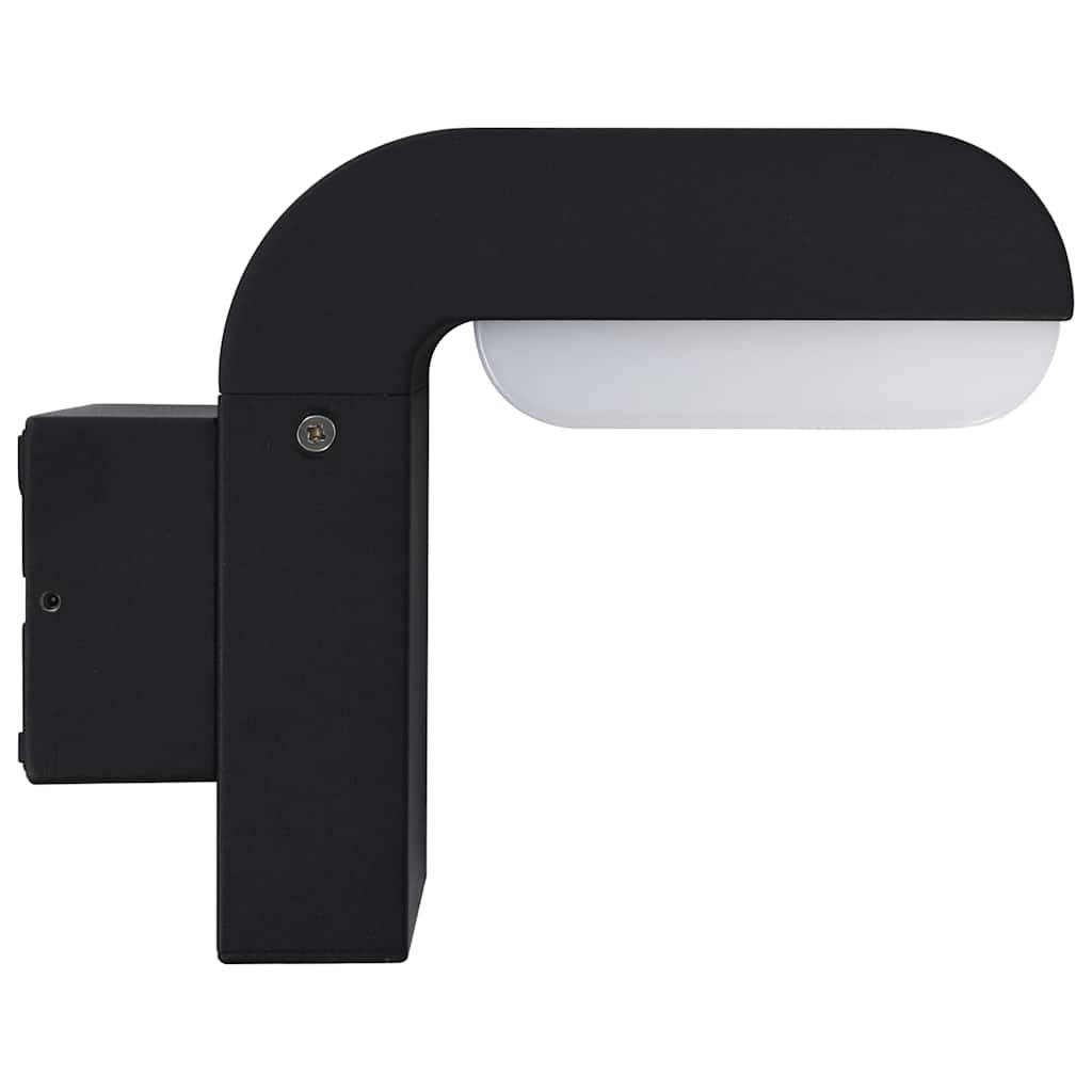 Applique murale LED extérieure - Éclairage de jardin 9 W Noir Ovale g259 - Image 3