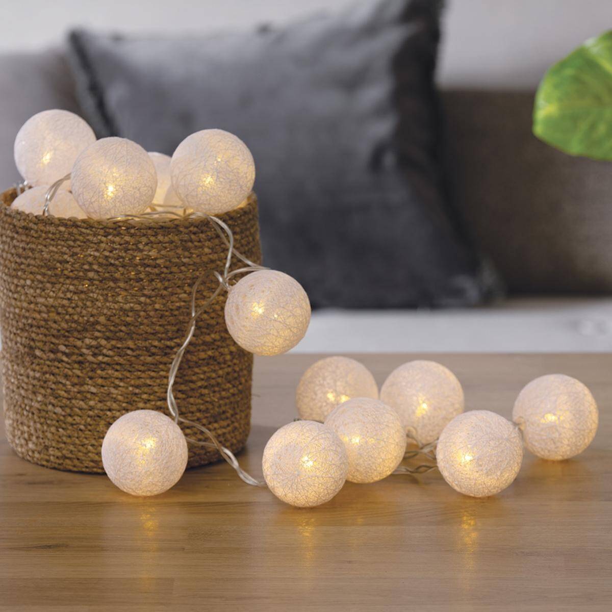 Entrepotbrico - Guirlande LED secteur blanc L435cm - Atmosphera Créateur d'intérieur - Image 1