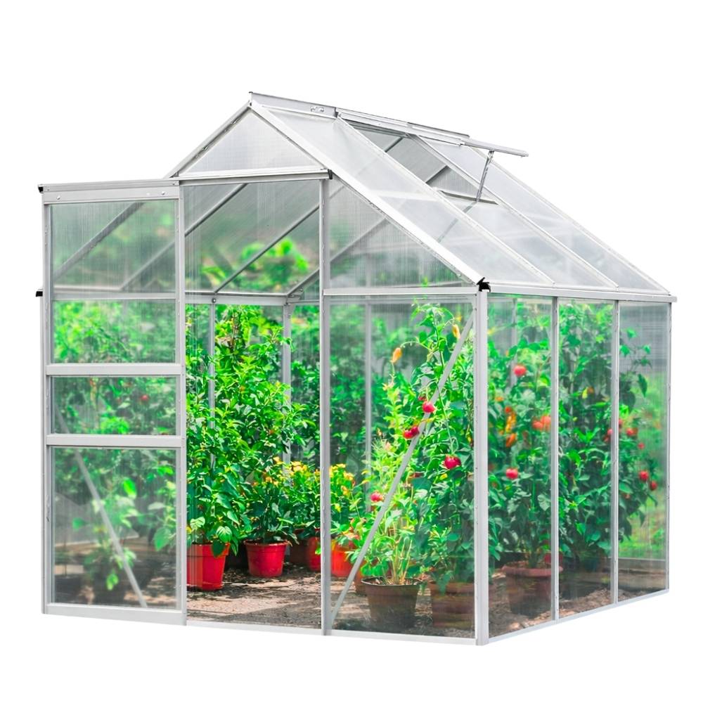 Serre de Jardin en Aluminium  - 3,6 M² - Parois en polycarbonate - TERRE JARDIN