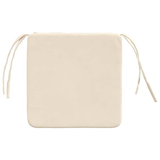 Coussins de siège 4 pcs Beige 40 x 40 x 3 cm Maison Chic - Image 7