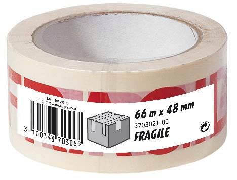Centrale Brico - Rouleau adhésif fragile 4.8cm x 66cm - Image 2