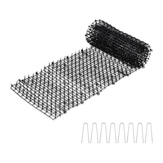 Filet anti-chats, filet anti-oiseaux, grillage en nylon - pour balcons et fenêtres - avec fixation - blanc - 8 x 3 m-Lytech - Image 9