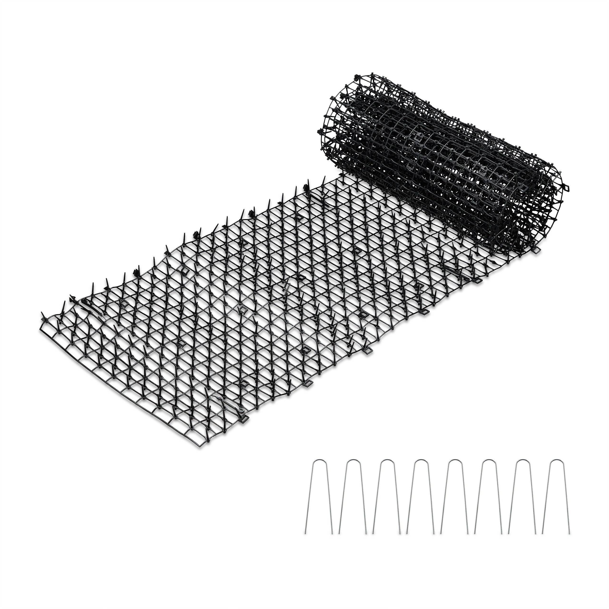 Filet anti-chats, filet anti-oiseaux, grillage en nylon - pour balcons et fenêtres - avec fixation - blanc - 8 x 3 m-Lytech - Image 9