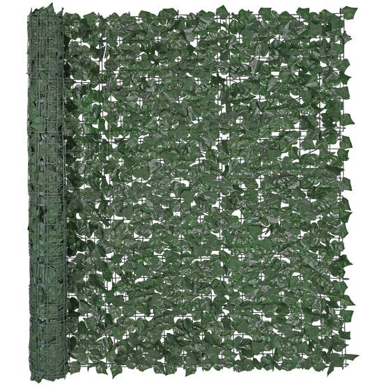 VEVOR Haie artificielle 150x249 cm, brise-vue lierre, tissu maille renforcé. Pour jardin, balcon, terrasse. - Image 1