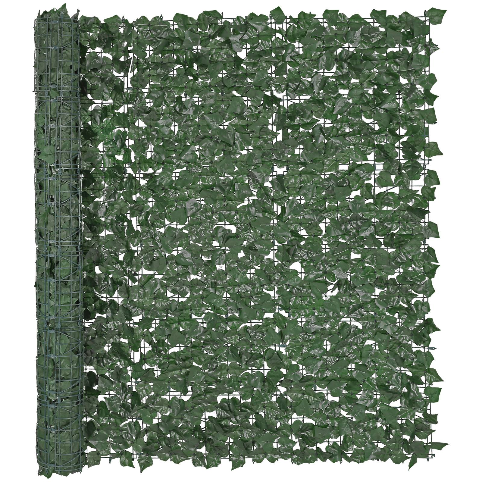 VEVOR Haie artificielle 150x249 cm, brise-vue lierre, tissu maille renforcé. Pour jardin, balcon, terrasse. - Image 1