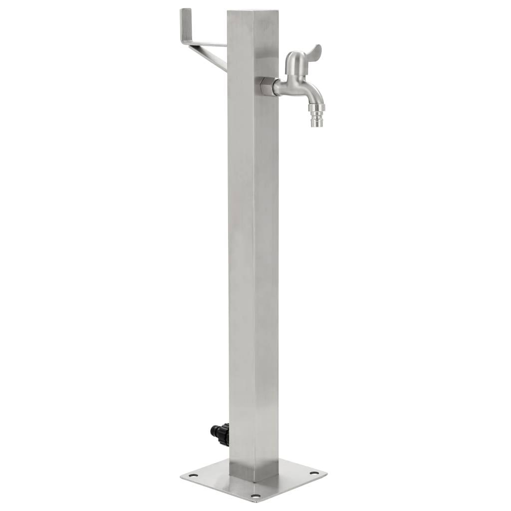 PANGIVO - Colonne à eau acier inoxydable argenté 15 x 15 x 65 cm, poids:2.86kg - PANGIVO - Image 1