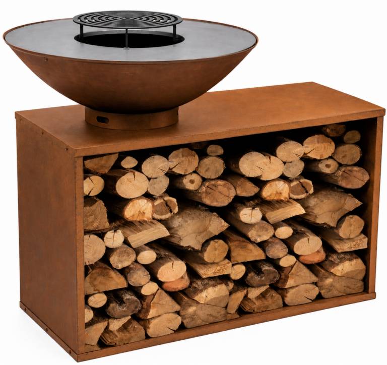 Redfire - Braséro Onyx Rusty 80Table+Housse+Grille
