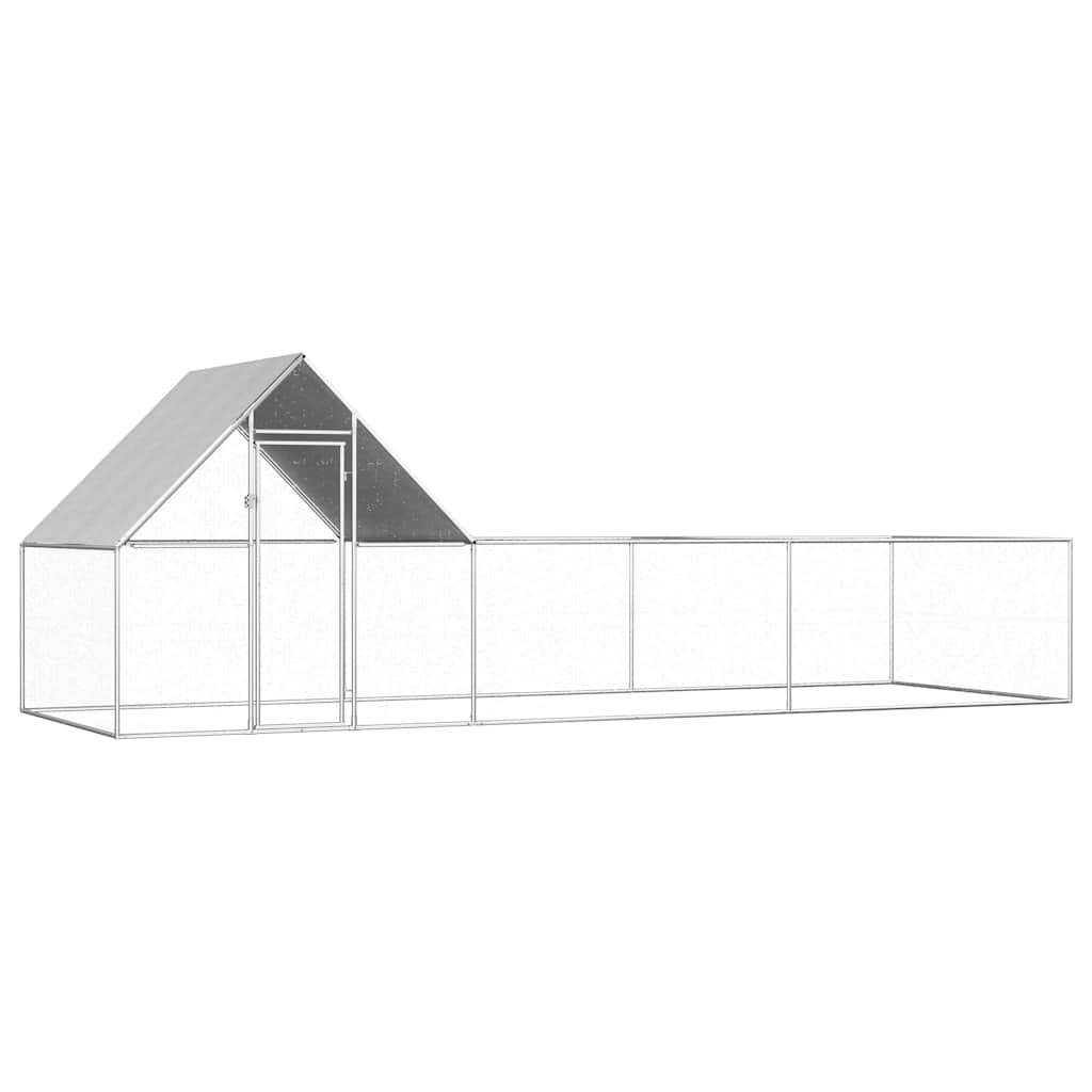 Vidaxl - Poulailler 6 x 2 x 2 m Acier galvanisé vidaXL 144557 - Image 1