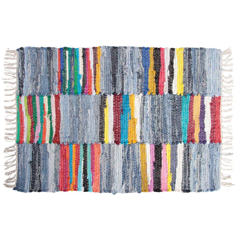 Aubry Gaspard - Tapis en coton multicolore (Lot de 2) - Image 2