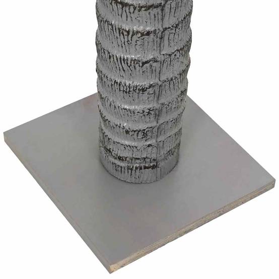 Palmier artificiel PEVA et bois vert 20 x 20 x 100 cm - PANGIVO - Image 3