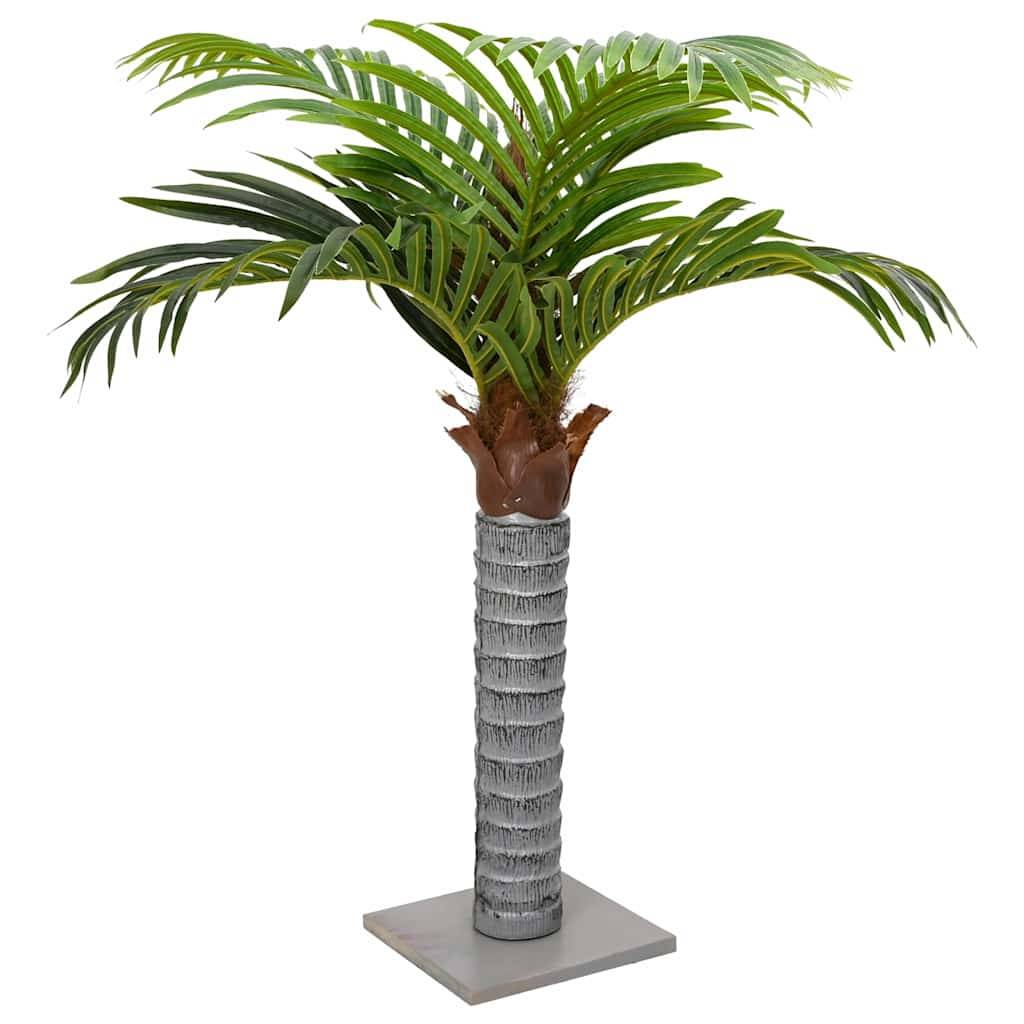 Palmier artificiel PEVA et bois vert 20 x 20 x 100 cm - PANGIVO - Image 1