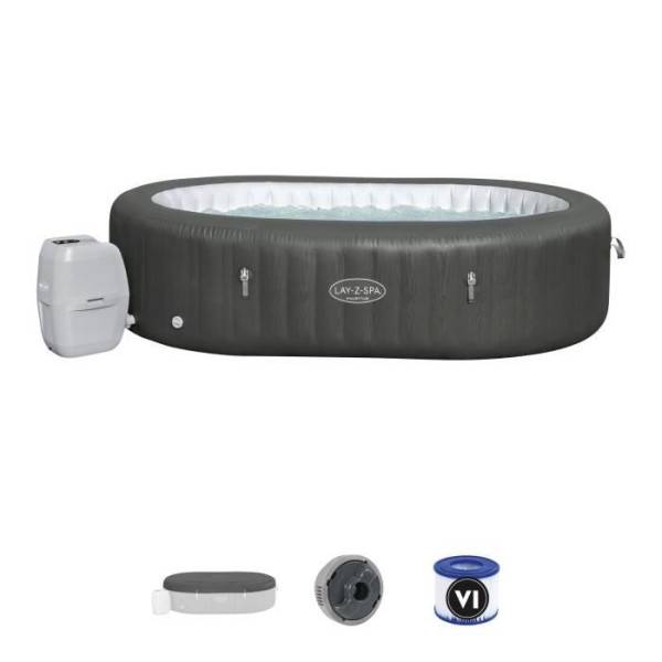 Bestway - Spa gonflable BESTWAY - Lay-Z-Spa Mauritius - Avec Wifi - Airjet 180 Airjets - 270 x 180 x 71 cm - 5 a 7 places - Rectangulaire - Image 1