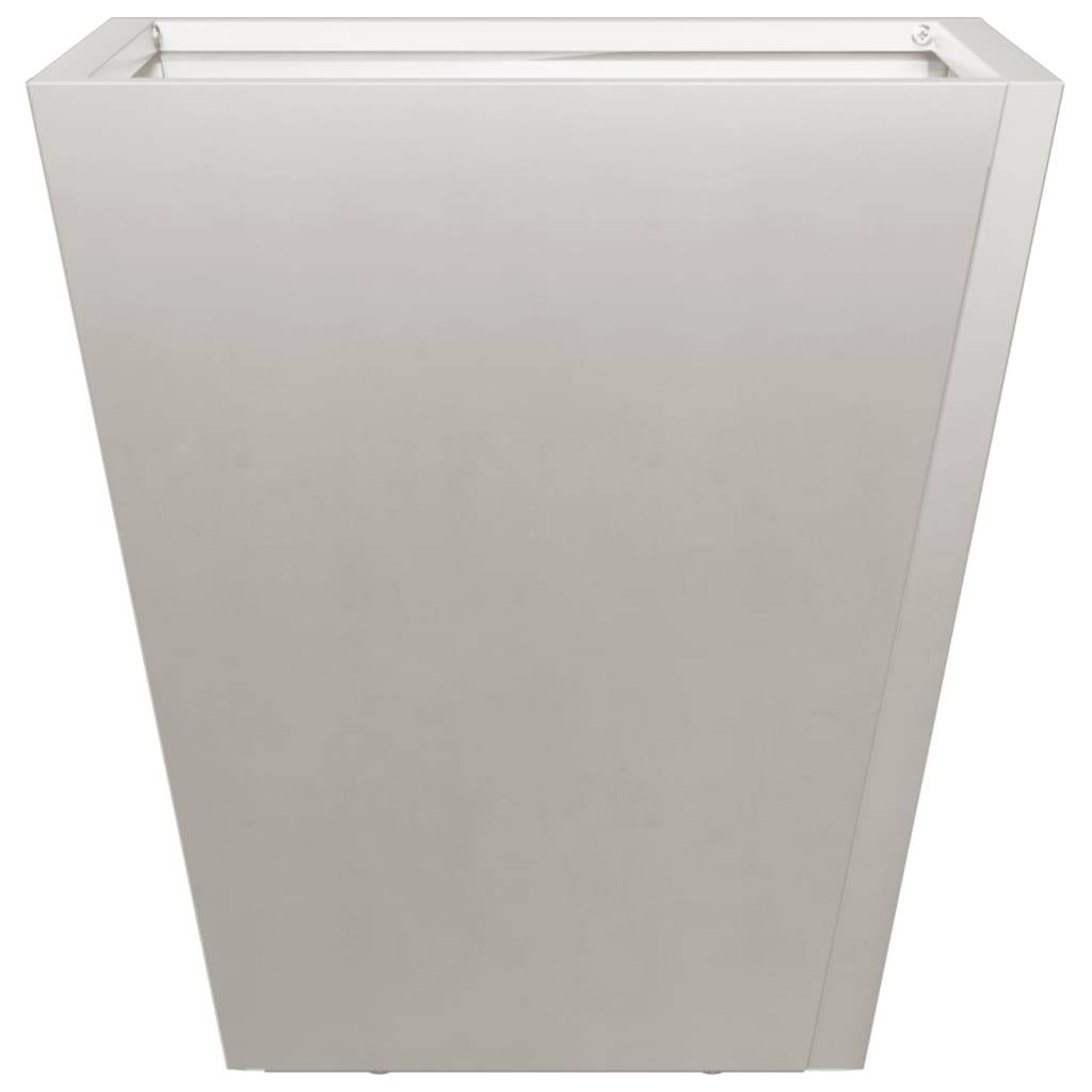Vidaxl - Jardinières 2 pcs-Pot de fleur-Bac à fleurs 30x30x30 cm acier inoxydable 180593 - Image 5