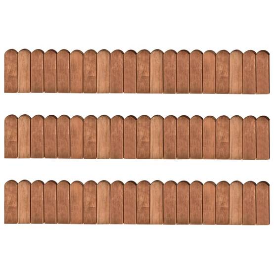 PANGIVO - Rouleaux de bordure bois de pin naturel 120 x 1.5 x 20 cm, Poids:10.2kg - PANGIVO - Image 1