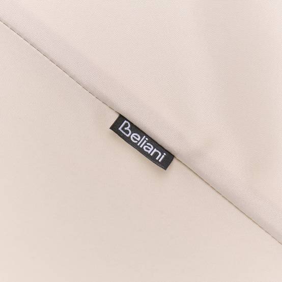 Parasol droit Tissu Beige clair FLAMENCO - Beliani - Image 7