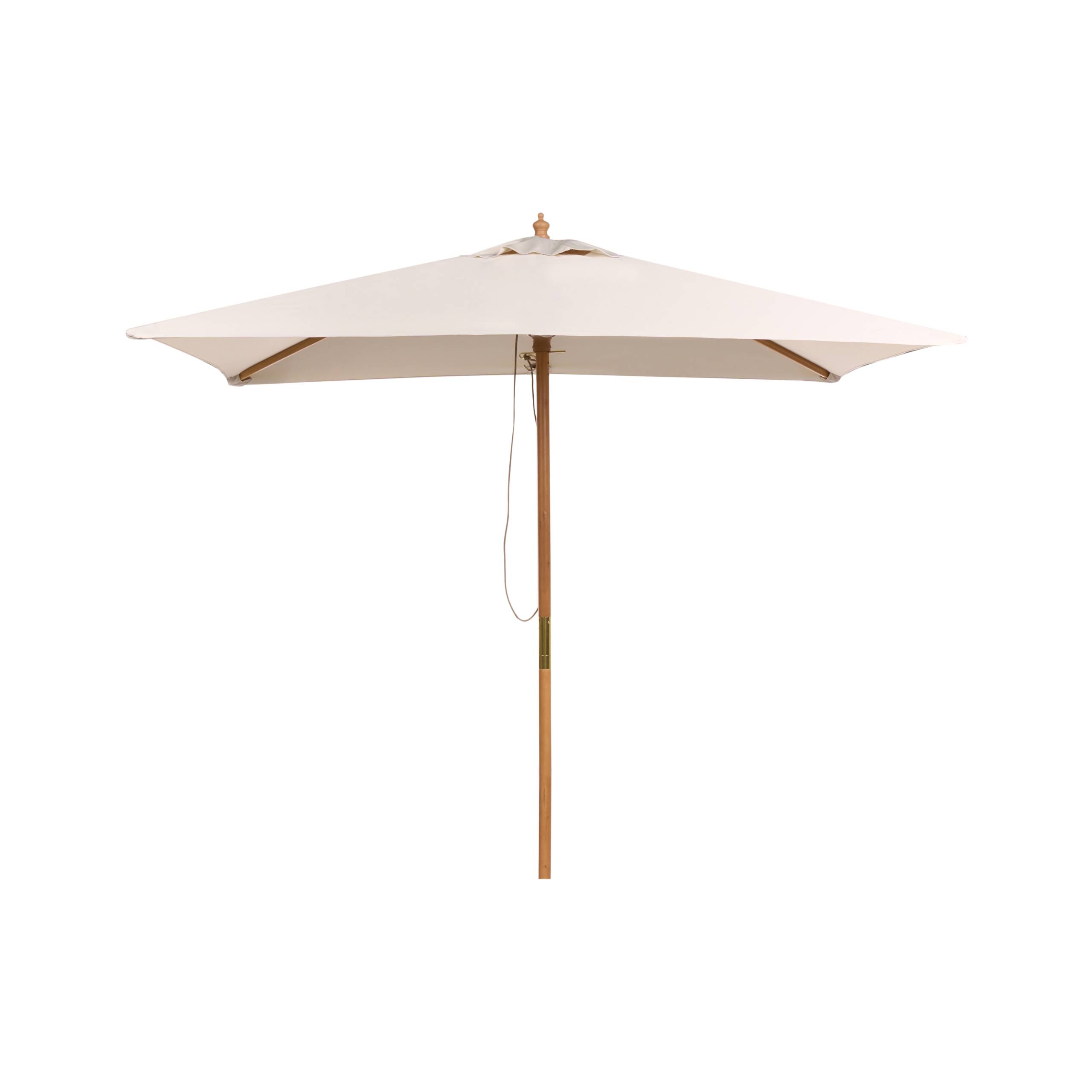 Parasol droit Tissu Beige clair FLAMENCO - Beliani - Image 1