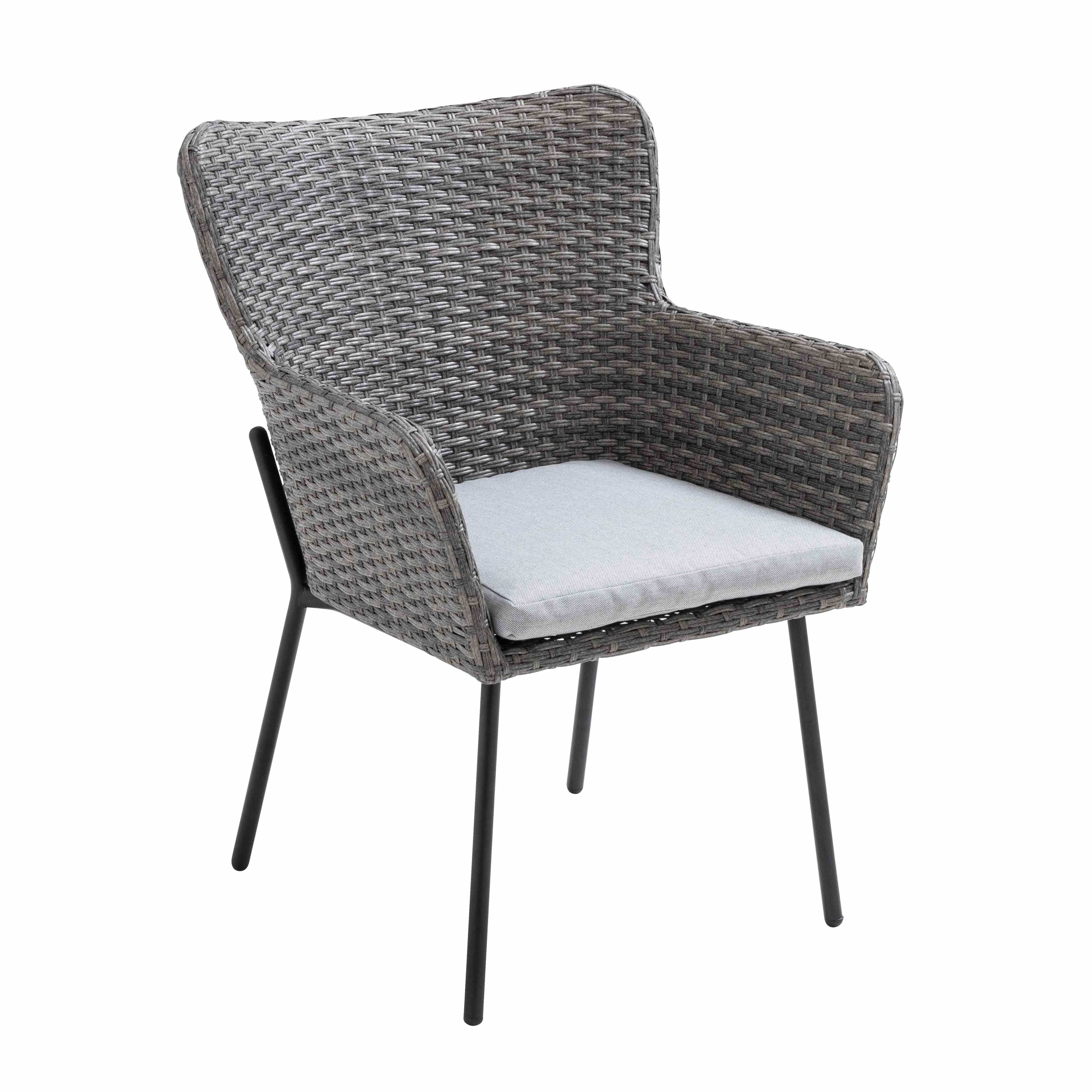 Oviala - Ensemble table de terrasse et 6 chaises avec accoudoirs en résine Palavas - Oviala - Image 5