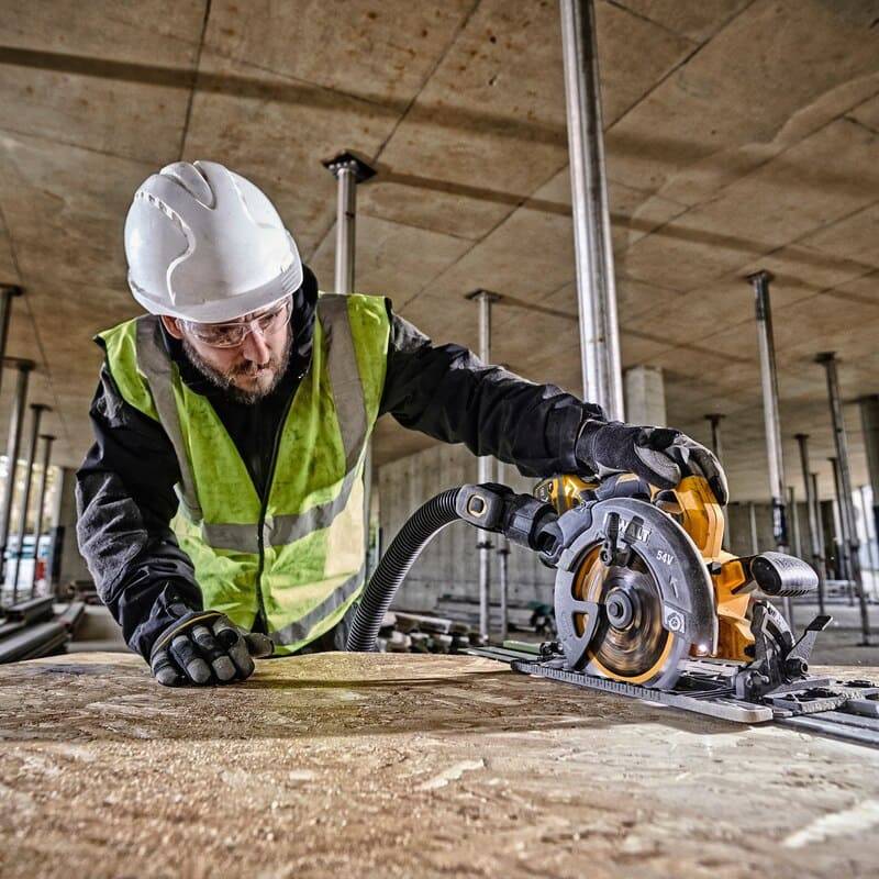 Scie circulaire 54V XR Brushless Ø190 mm (compatible rail de guidage) - DEWALT - sans batterie ni chargeur - coffret TSTAK - DCS579NT-XJ - Image 4