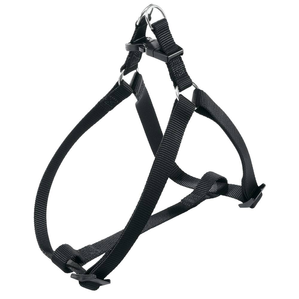Ferplast - Ferplast Harnais Chien taille moyenne EASY M, Harnais pour chien réglable, facile à porter, 45-63 cm. Noir - Image 1