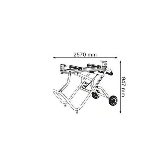 Bosch - Table de transport et de travail GTA 2500 W - Bosch - Image 2