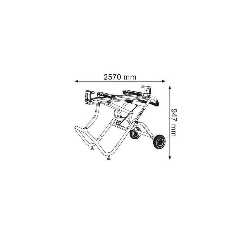 Bosch - Table de transport et de travail GTA 2500 W - Bosch - Image 2