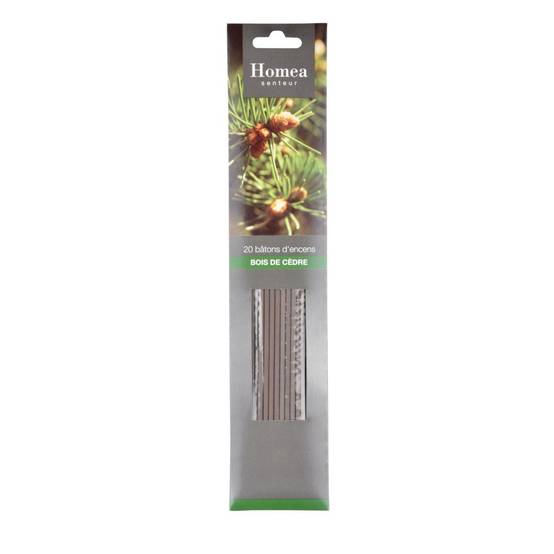 Lot de 20 Bâtons d'Encens "Essentiel" 25cm Bois de Cèdre - Image 2