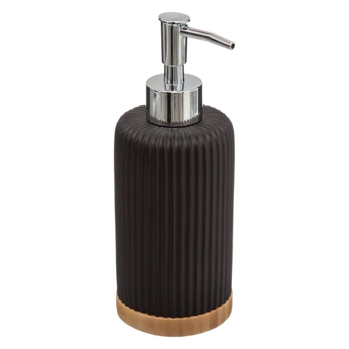 Distributeur de Savon "Natureo" 19cm Charbon - Image 2