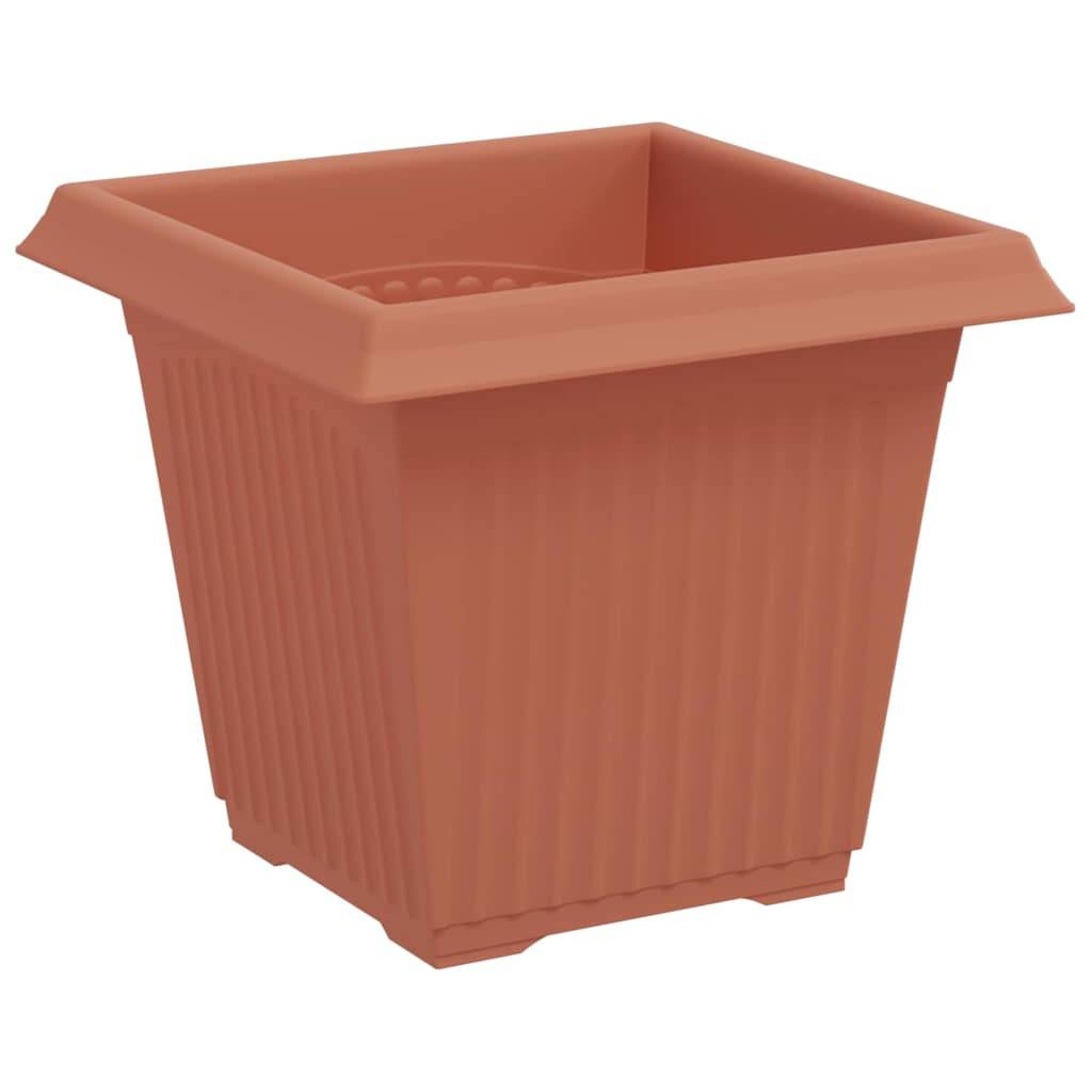 Vidaxl - Pots de plantes 24 pc Rouge brique Plastique vidaXL 3403304 - Image 7