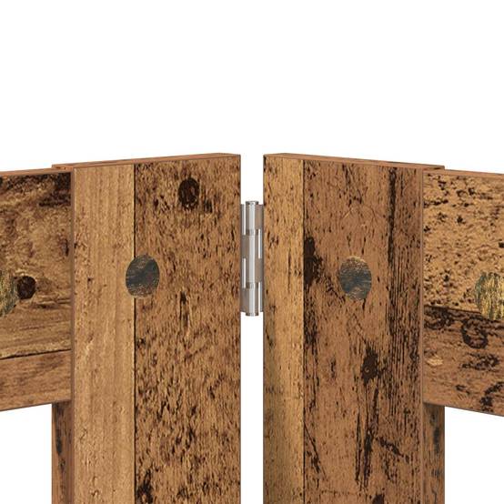 ComfortXL - Barrière pliable chien Bois d'ingénierie intérieur agencement 160cm Bois ancien - ComfortXL Outdoor Living - Image 5