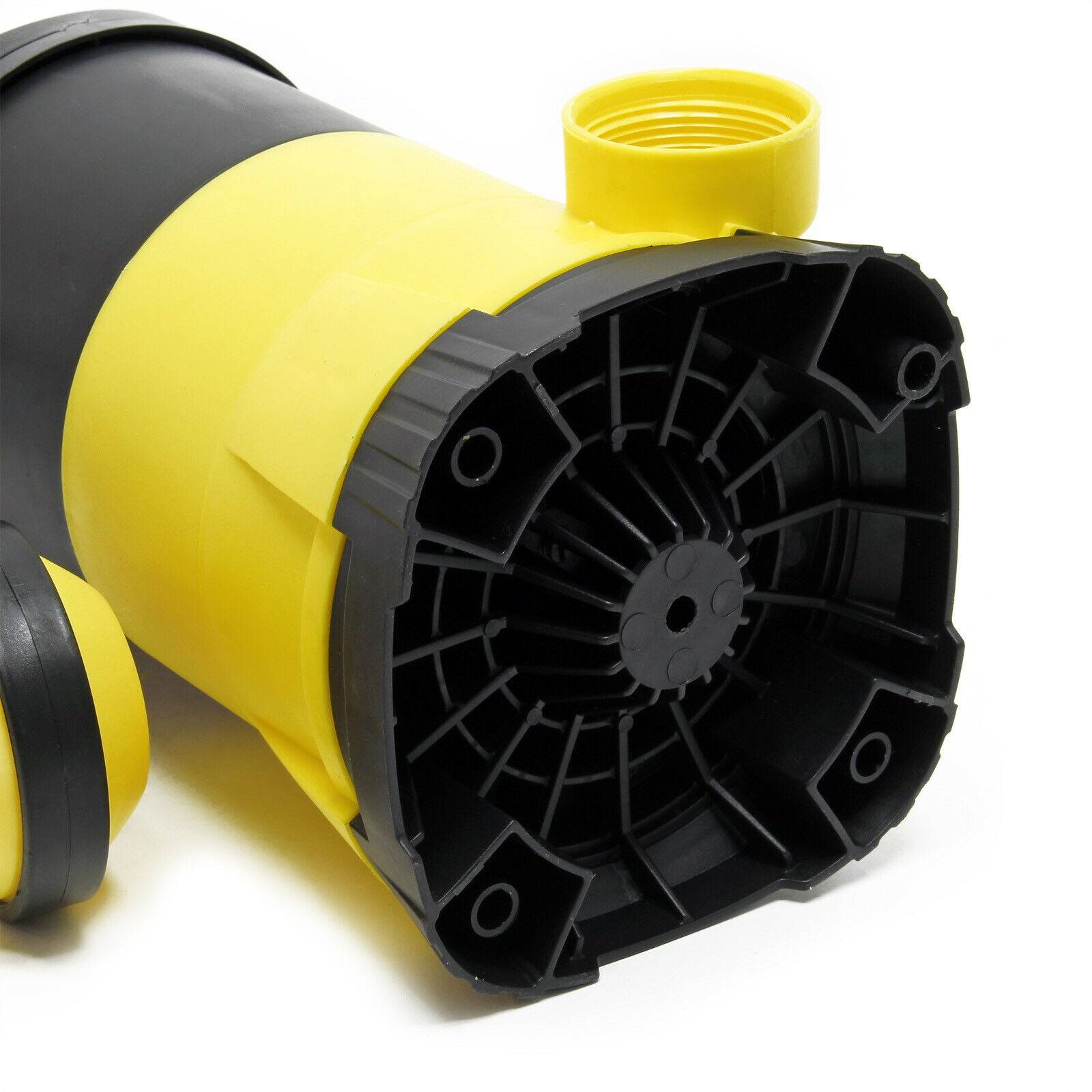 Helloshop26 - Pompe pour eaux usées 5000l/h 250 watts pompe submersible construction drainage jaune - Image 4