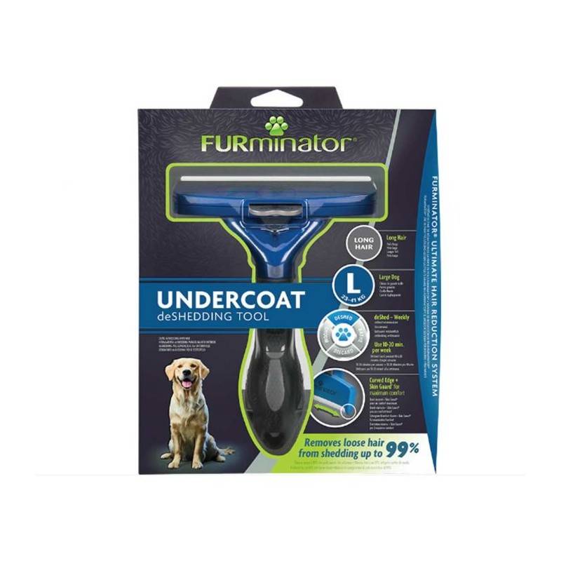 Furminator - Furminator - Brosse poils long taille M L.12 x l.5 x H.24 cm - Image 8