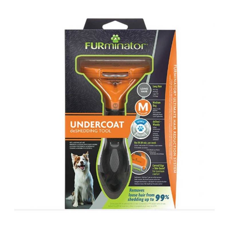 Furminator - Furminator - Brosse poils long taille M L.12 x l.5 x H.24 cm - Image 6