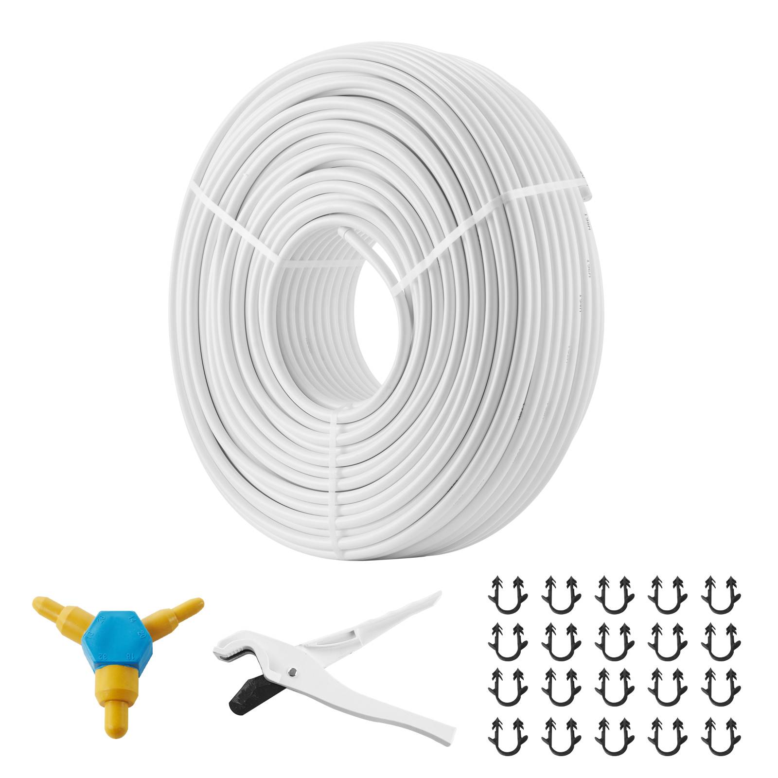 Vevor - VEVOR Tuyau PEX-AL-PEX Tube Composite Aluminium-Plastique Barrière Oxygène 200 m - Image 1