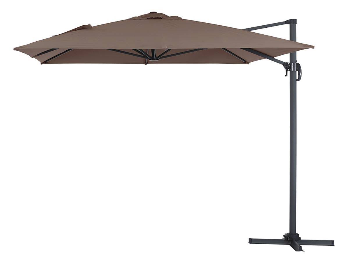 Habitat Et Jardin - Parasol Déporté "sun 4" - 3 X 4 M - Taupe -habitat Et Jardin - Image 1